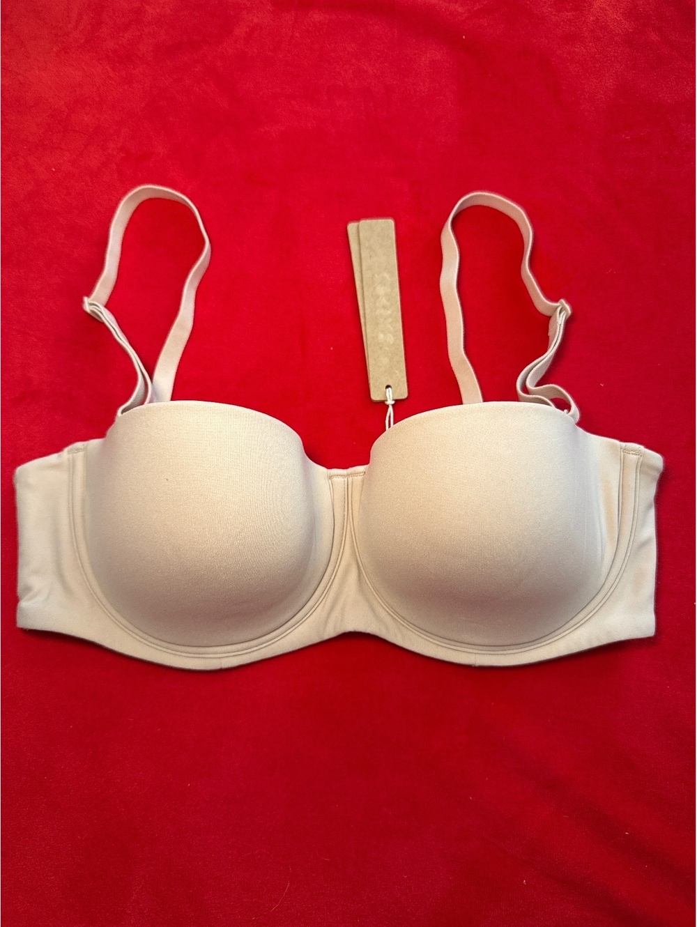 Skims Fits Everybody Strapless Bra Color Mica Size 34C